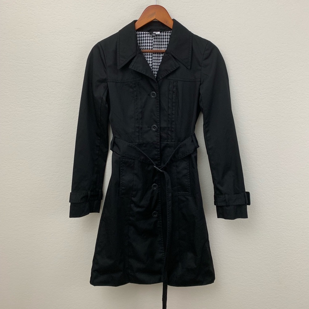 H&M Divided Double Lined Belted Trench Coat